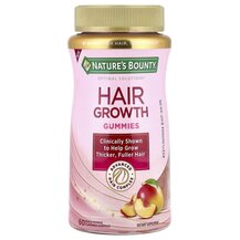 Підтримка росту волосся Hair Growth Gummies Peach Mango