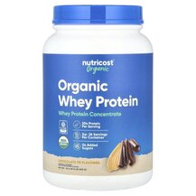 Протеїн Organic Whey Protein Chocolate PB Nutricost 907 г