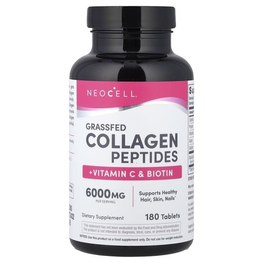 Основне фото товару Neocell, Super Collagen Vitamin C, Колаген, 60 капсул