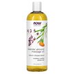 Фото товару NOW Foods, Solutions Lavender Almond Massage Oil, Шавлія, 473 мл