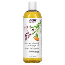 Шавлія Solutions Lavender Almond Massage Oil NOW Foods Шавлія Solutions Lavender Almond Massage Oil NOW Foods