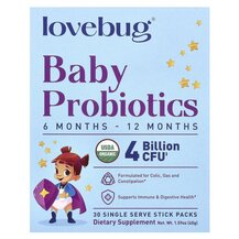 Baby Probiotics Tiny Tummies Daily Probiotic + Prebiotic
