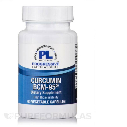 Основне фото товару Progressive Labs, Curcumin BCM-95, Куркумін, 60 капсул