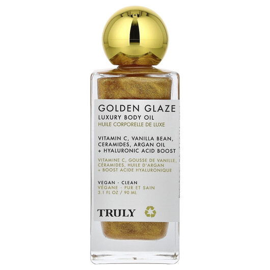 Основне фото товару Golden Glaze Luxury Body Oil Основне фото товару Truly Beauty, Golden Glaze Luxury Body Oil, Лосьон для тіла, 90 м