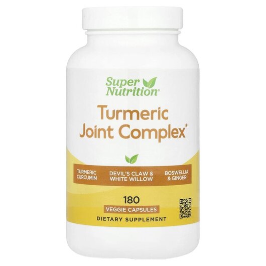 Основное фото товара Экстракт корня куркумы, Turmeric Joint Complex Capsules, 180 Vegg