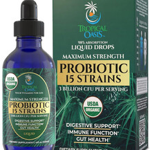 Maximum Strength Organic Probiotic Пробиотики Tropical