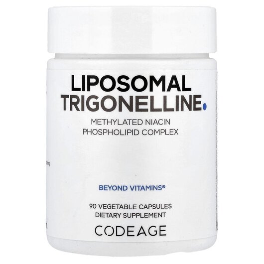 Основное фото товара CodeAge, Соевый лецитин, Liposomal Trigonelline, 90 капсул