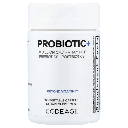 Основне фото товару CodeAge, Probiotic+, Пробіотики, 30 капсул