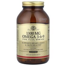 Омега 3-6-9 EFA 1300 мг EFA Omega 3-6-9 Solgar 120 капсул