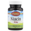 Фото товара Niacin 50 mg Фото товара Carlson, Ниацин 50 мг, Niacin 50 mg, 300 таблеток