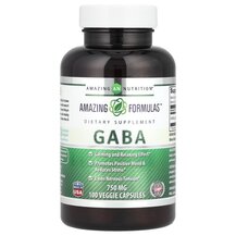 ГАМК Gaba 750 mg Amazing Nutrition 100 капсул ГАМК Gaba 750 mg Amazing Nutrition 100 капсул