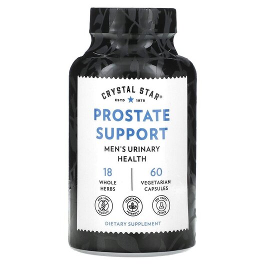 Основное фото товара Crystal Star, Поддержка простаты, Prostate Support, 60 капсул