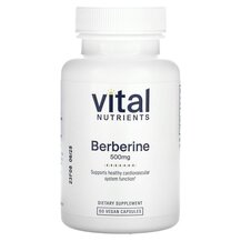 Берберин Berberine 500 mg Vital Nutrients 60 капсул Берберин Berberine 500 mg Vital Nutrients 60 капсул