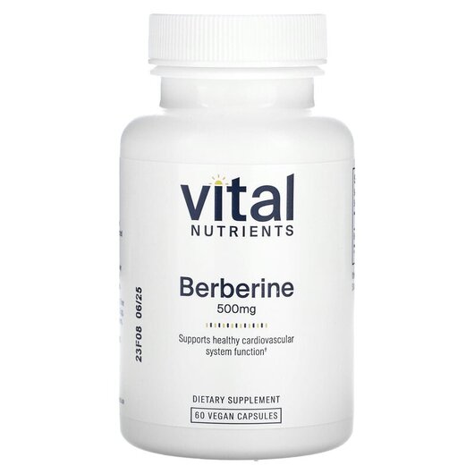 Основное фото товара Berberine 500 mg Основное фото товара Vital Nutrients, Берберин, Berberine 500 mg, 60 капсул