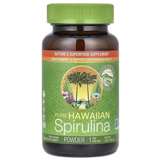 Основное фото товара Гавайская спирулина порошок, Pure Hawaiian Spirulina Powder, 142 