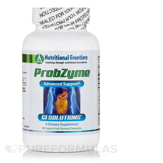 Основное фото товара Probzyme Tropical Fruit Основное фото товара Nutritional Frontiers, Ферменты, Probzyme Tropical Fruit, 90 табл