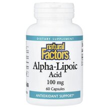 Alpha-Lipoic Acid 100 mg Альфа-липоевая Natural Factors
