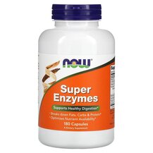 Super Enzymes Супер Ферменты NOW Foods 180 капсул Super Enzymes Супер Ферменты NOW Foods 180 капсул