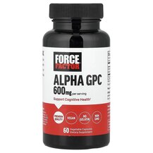 Альфа-гліцерилфосфорілхолін Alpha GPC 600 mg Force Factor