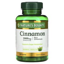 Cinnamon Plus Chromium 2000 mg Корица и Хром Nature's