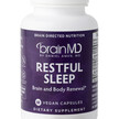 Фото товара Restful Sleep Фото товара BrainMD, Поддержка сна, Restful Sleep, 60 капсул