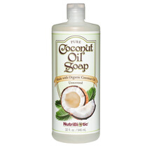 Pure Coconut Oil Soap - Unscented Мыло NutriBiotic 946 мл