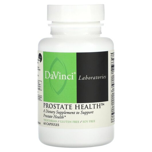 Основне фото товару DaVinci Laboratories, Prostate Health, Здоров'я простати, 60