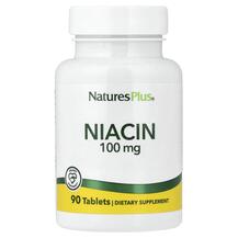 Niacin 100 mg Витамин B3 Ніацин Natures Plus 90 таблеток