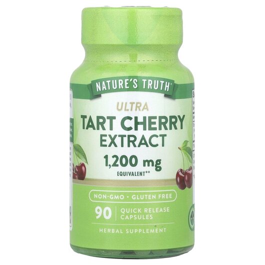 Основне фото товару Nature's Truth, Ultra Tart Cherry, Екстракт вишні, 90 капсул