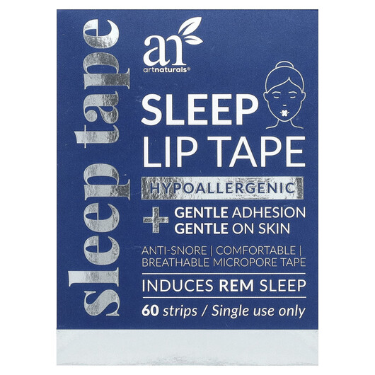 Основное фото товара Artnaturals, Поддержка сна, Sleep Lip Tape, 60 Strips