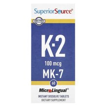 Вітамін K Філохінон Vitamin K-2 100 mcg Superior Source