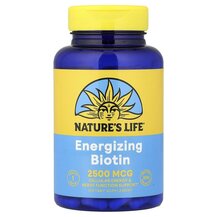 Вітамін B7 Біотин Biotin 2500 mcg Natures Life 200 капсул Вітамін B7 Біотин Biotin 2500 mcg Natures Life 200 капсул