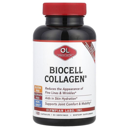 Основне фото товару Olympian Labs, BioCell Collagen, Колаген, 100 капсул