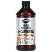 Фото товару NOW Foods, L-Carnitine Liquid, L-Карнитин 3000 мг, 473 мл