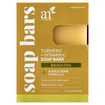 Turmeric + Vitamin C Soap Bars For All Skin Types Orange