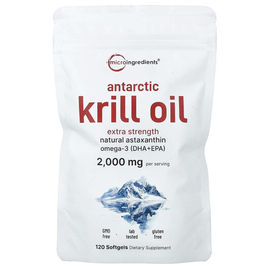 Основное фото товара Масло Антарктического Криля, Antarctic Krill Oil, 120 капсул
