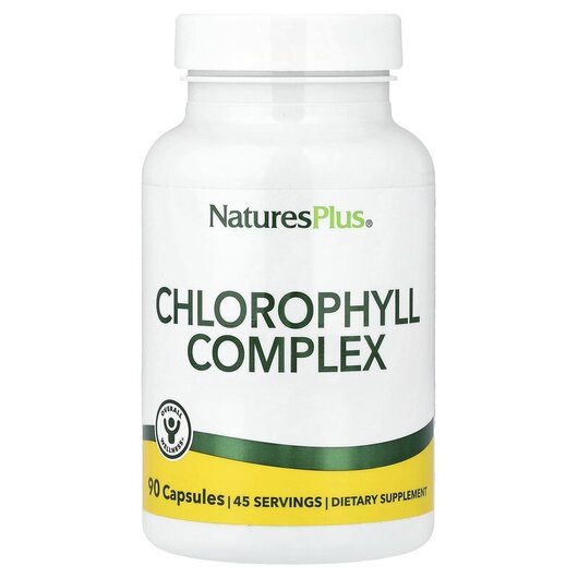 Основное фото товара Natures Plus, Хлорофилл, Chlorophyll Complex, 90 капсул