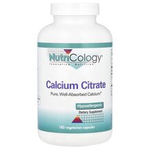 Calcium Citrate Кальция Цитрат Nutricology 180 капсул