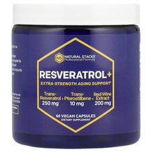 Resveratrol+ Ресвератрол Natural Stacks 60 капсул Resveratrol+ Ресвератрол Natural Stacks 60 капсул