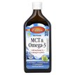 Фото товару Carlson, MCT & Omega-3 Natural Lemon Lime 16, МСТ Тригліцерид