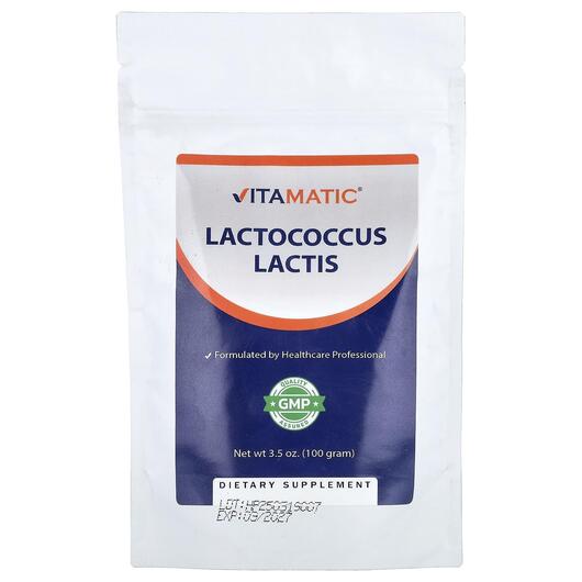 Основное фото товара Lactococcus Lactis Основное фото товара Vitamatic, Лактобактерии, Lactococcus Lactis, 100 г