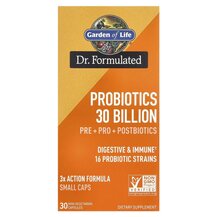 Probiotics 30 Billion Пробиотики Garden 30 капсул