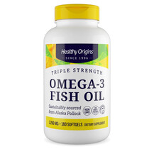 Triple Strength Omega-3 Fish Oil Омега 3 Healthy Origins Triple Strength Omega-3 Fish Oil Омега 3 Healthy Origins