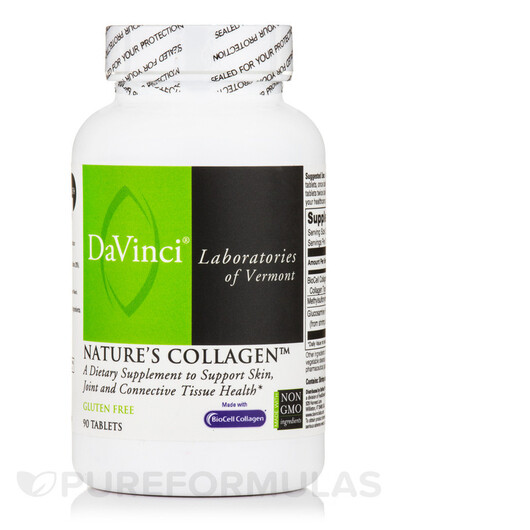Основне фото товару Nature's Collagen Основне фото товару DaVinci Laboratories, Nature's Collagen, Колаген, 90 таблето