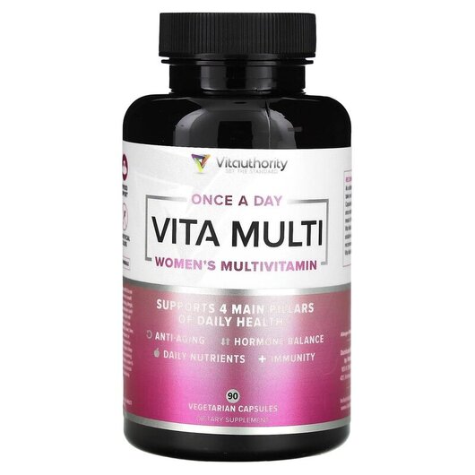 Основне фото товару Vita Multi Women's Multivitamin Основне фото товару Vita Multi Women's Multivitamin, Мультивітаміни, 90 капсул