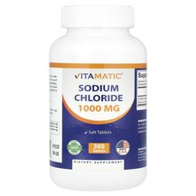Sodium Chloride 1000 mg Натрий Vitamatic 365 таблеток