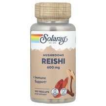 Reishi Mushroom 600 mg Грибы Рейши 600 мг Solaray