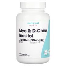 Women Myo &amp; D-Chiro Inositol Витамин B8 Инозитол