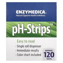 pH-Strips Тест уровня рН Enzymedica 16 штук pH-Strips Тест уровня рН Enzymedica 16 штук