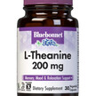Фото товара L-Theanine Фото товара Bluebonnet Nutrition, L-Теанин, L-Theanine, 30 капсул